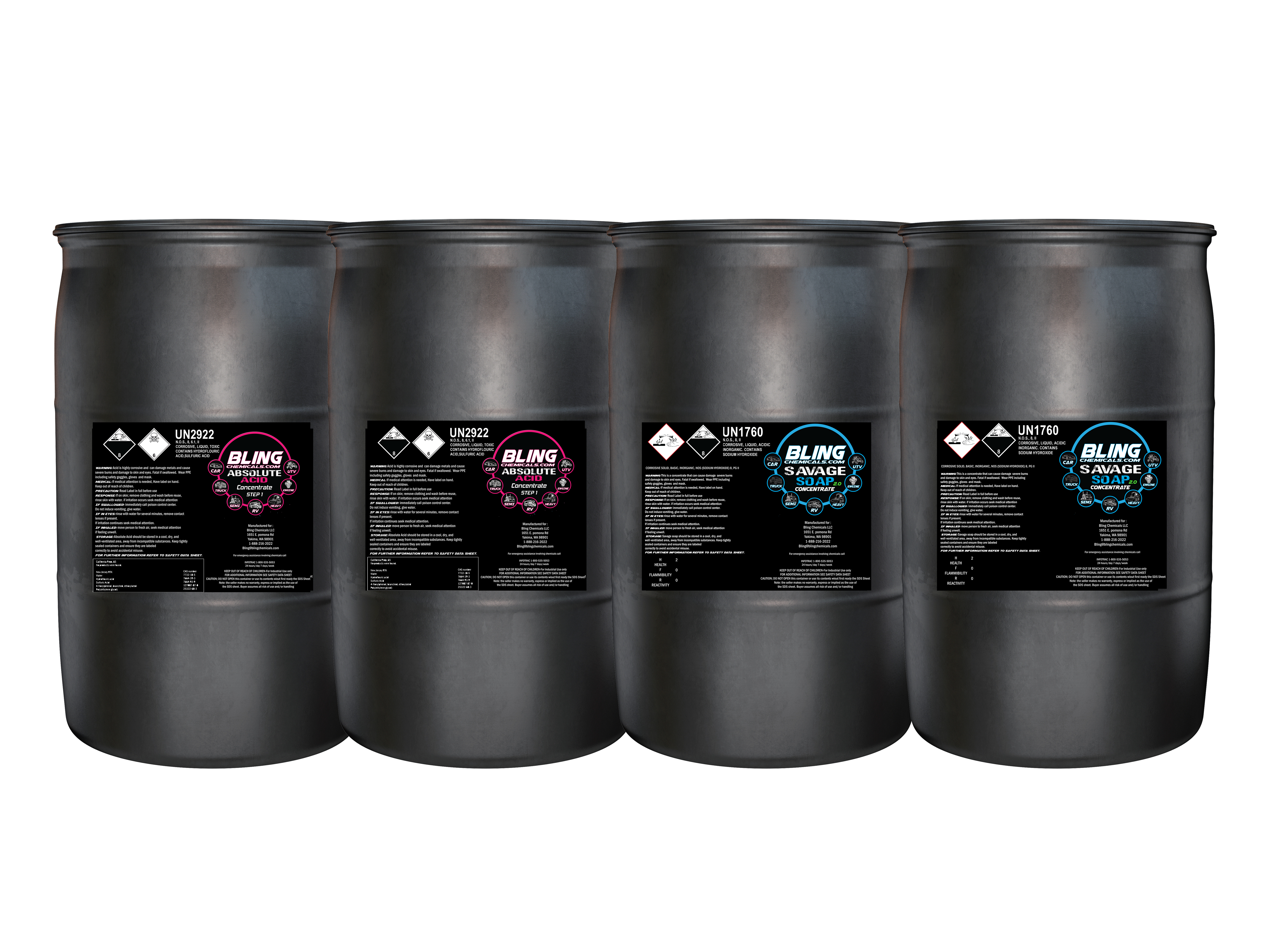 2-Step Touchless Vehicle Wash Kits