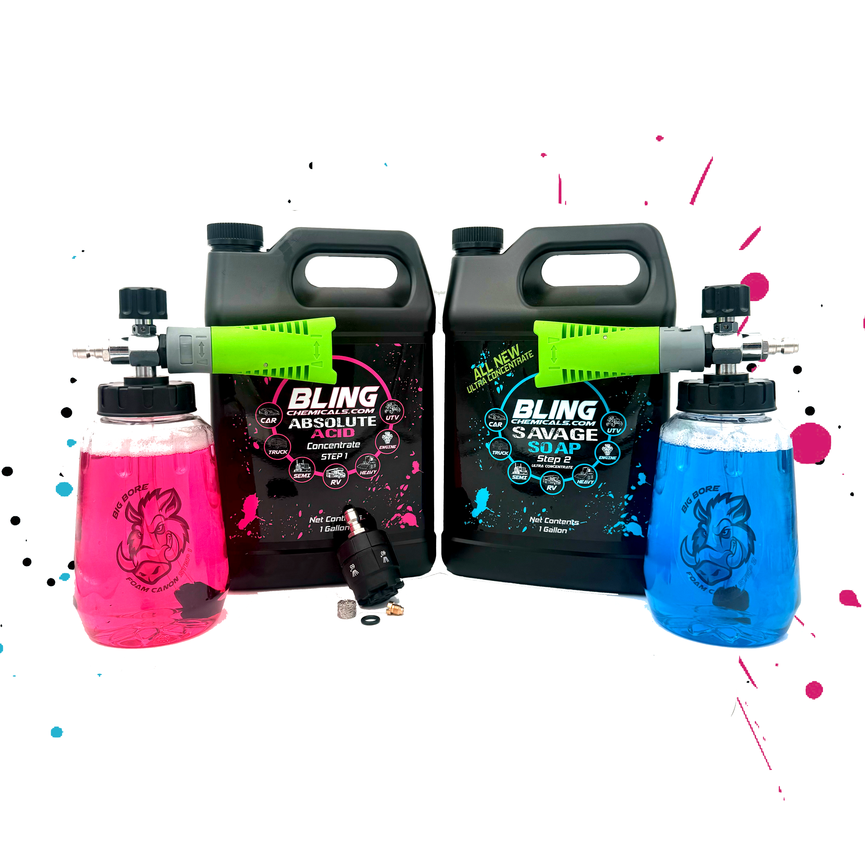 2-Step Touchless Vehicle Wash Kits