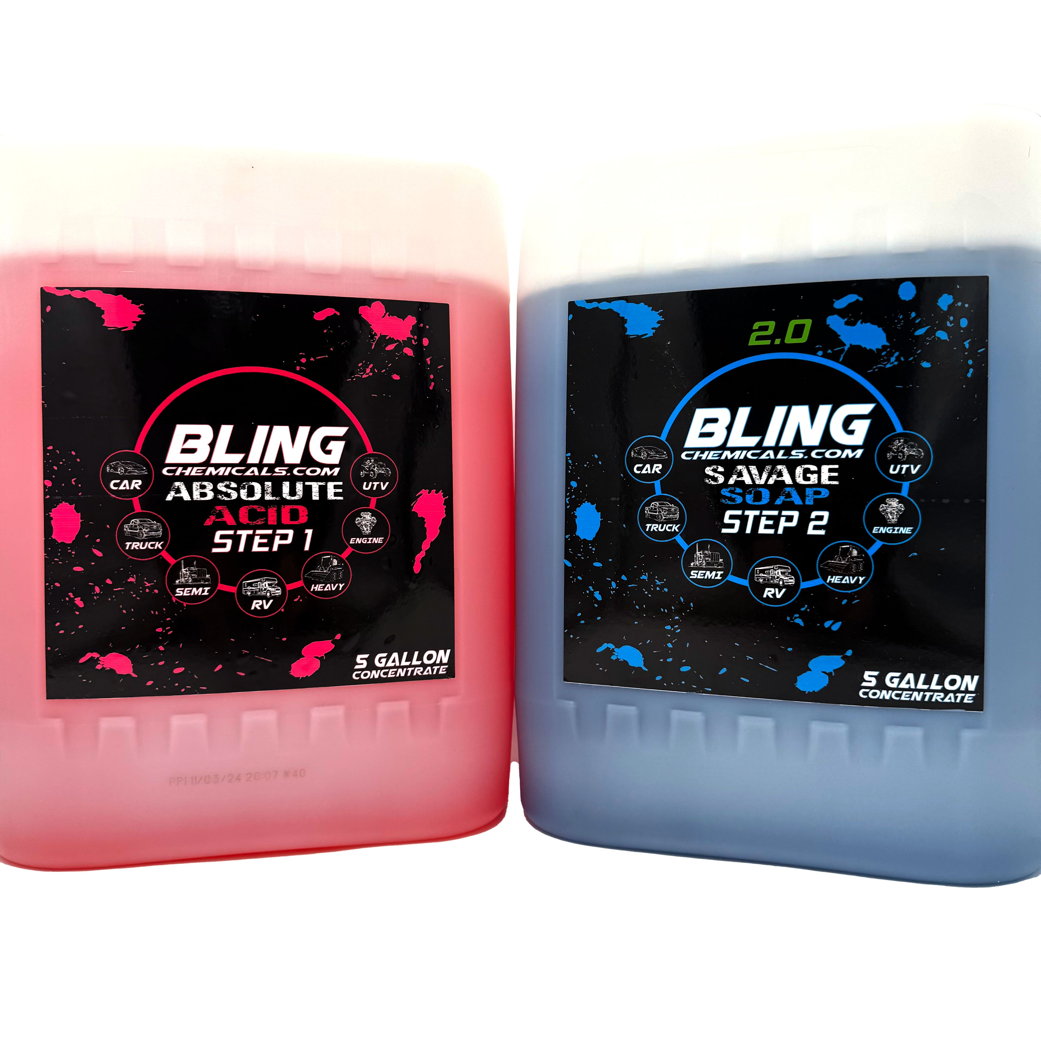 2-Step Touchless Vehicle Wash Kits