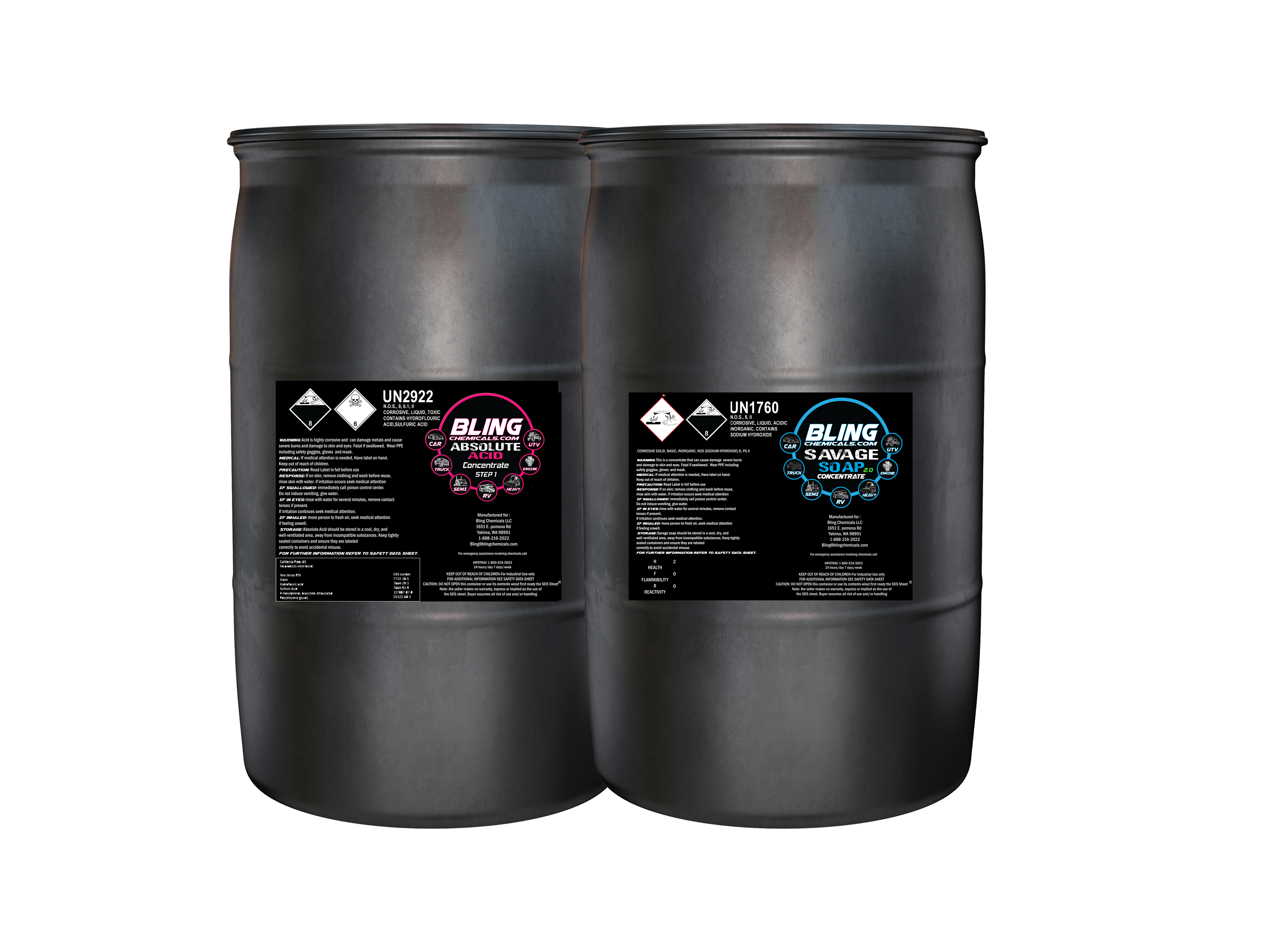 2-Step Touchless Vehicle Wash Kits