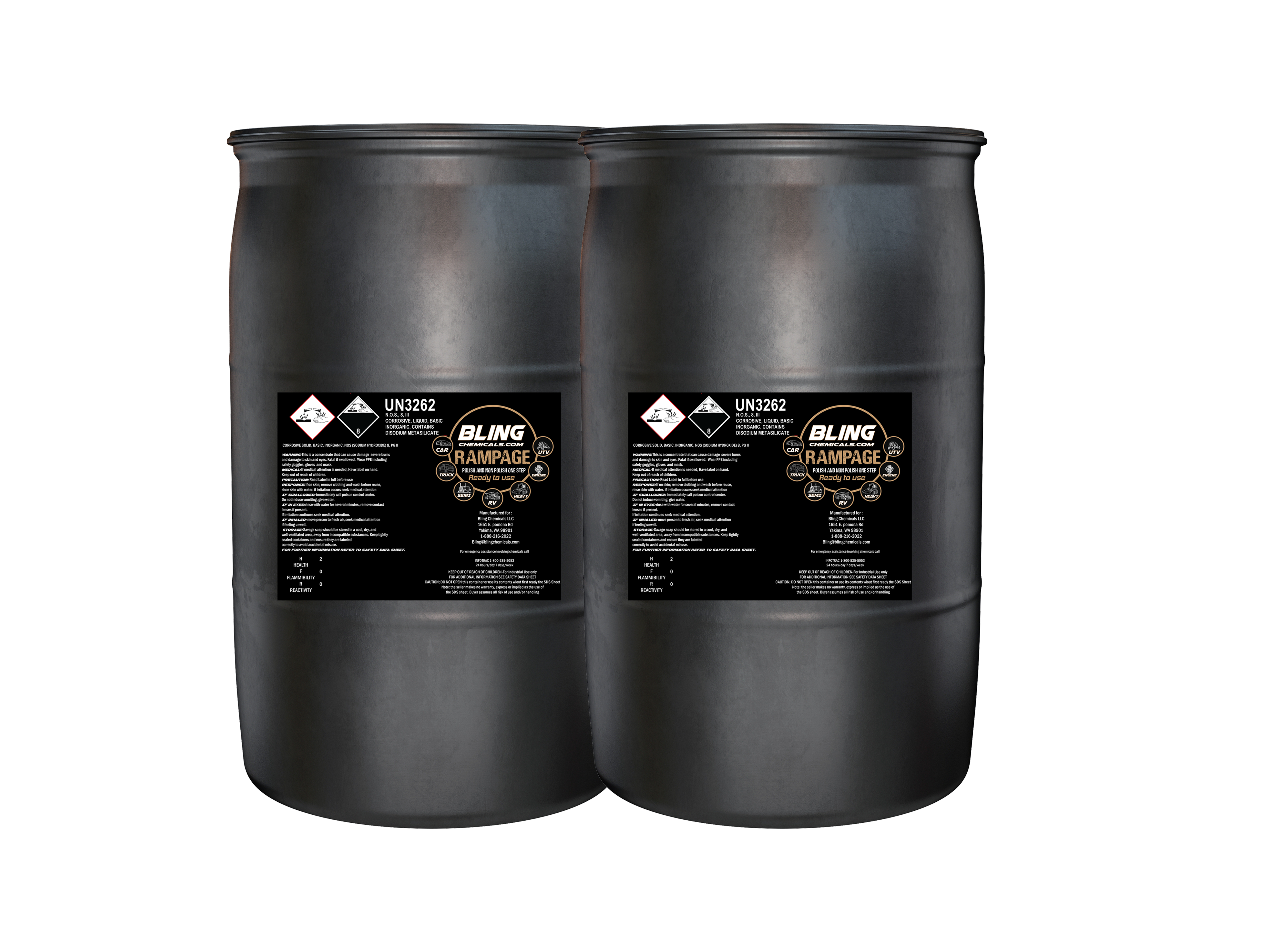 Rampage One-Step Car & Truck Wash - Polish Safe, Heavy-Duty Degreaser