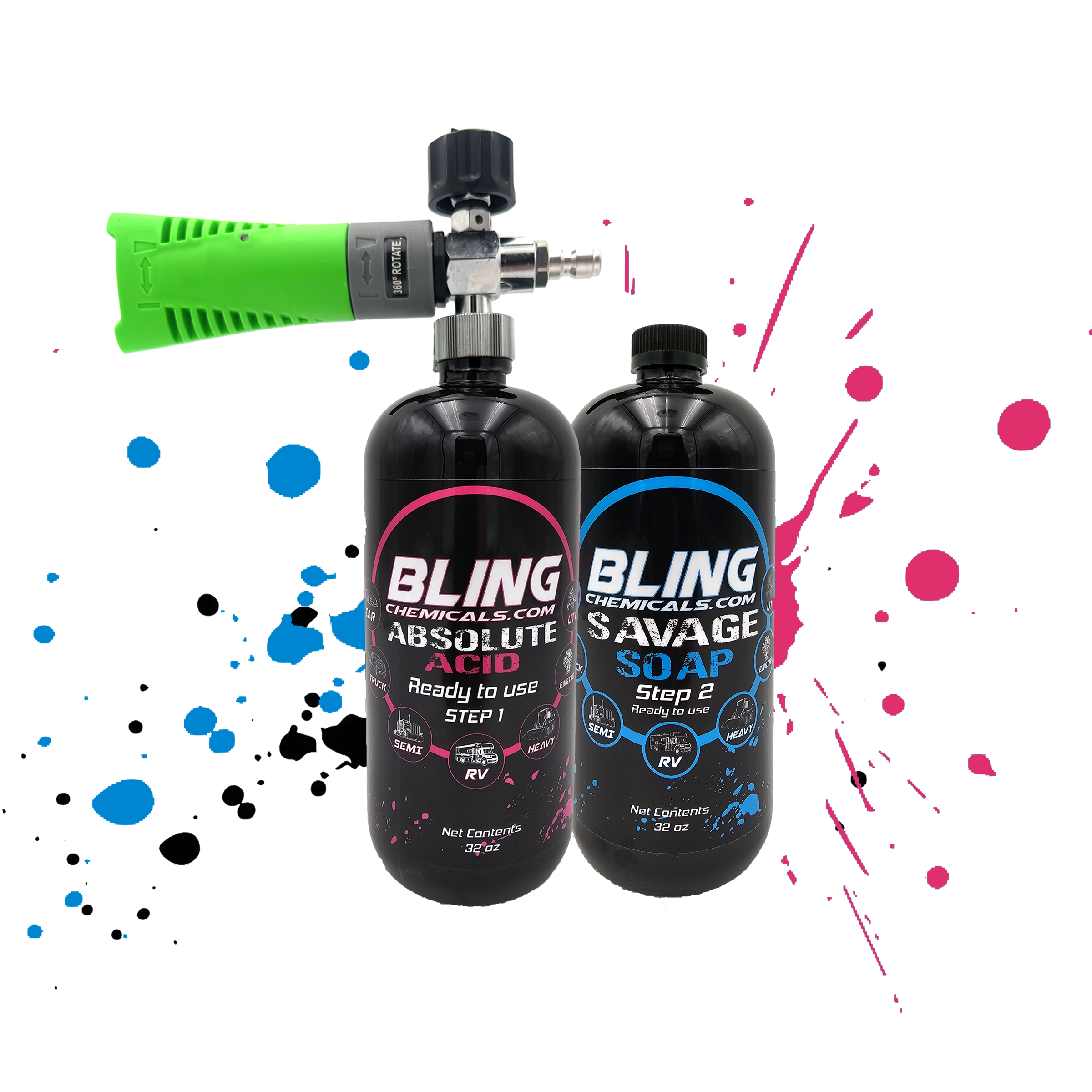 2-Step Touchless Vehicle Wash Kits