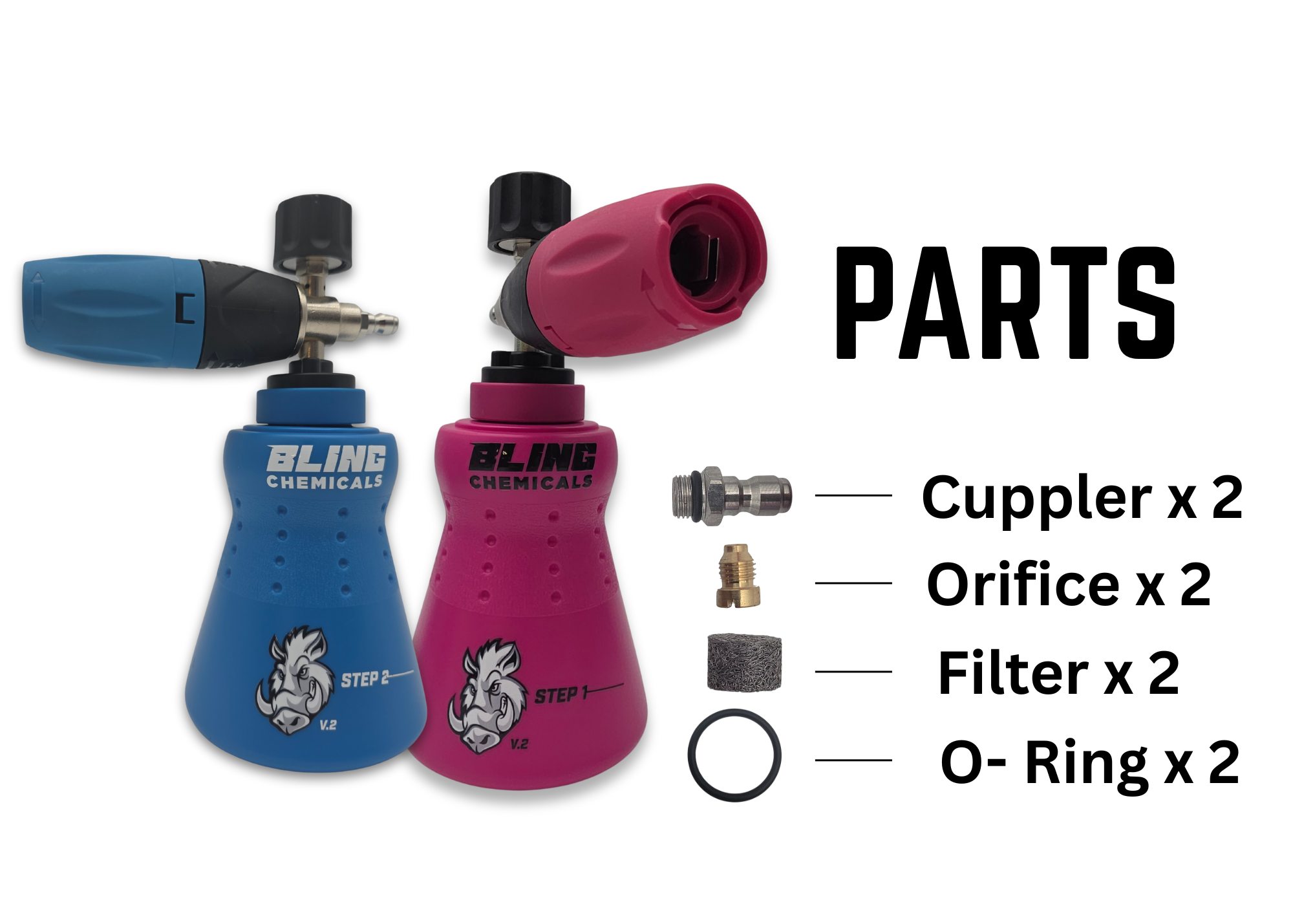 Double Big Bore Foam Canon Kit