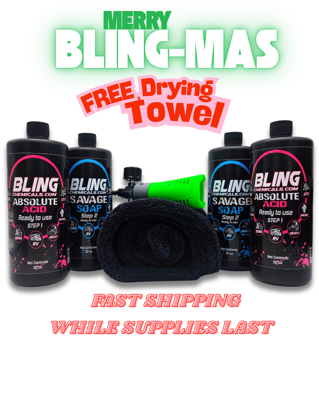 2 step touchless wash kit