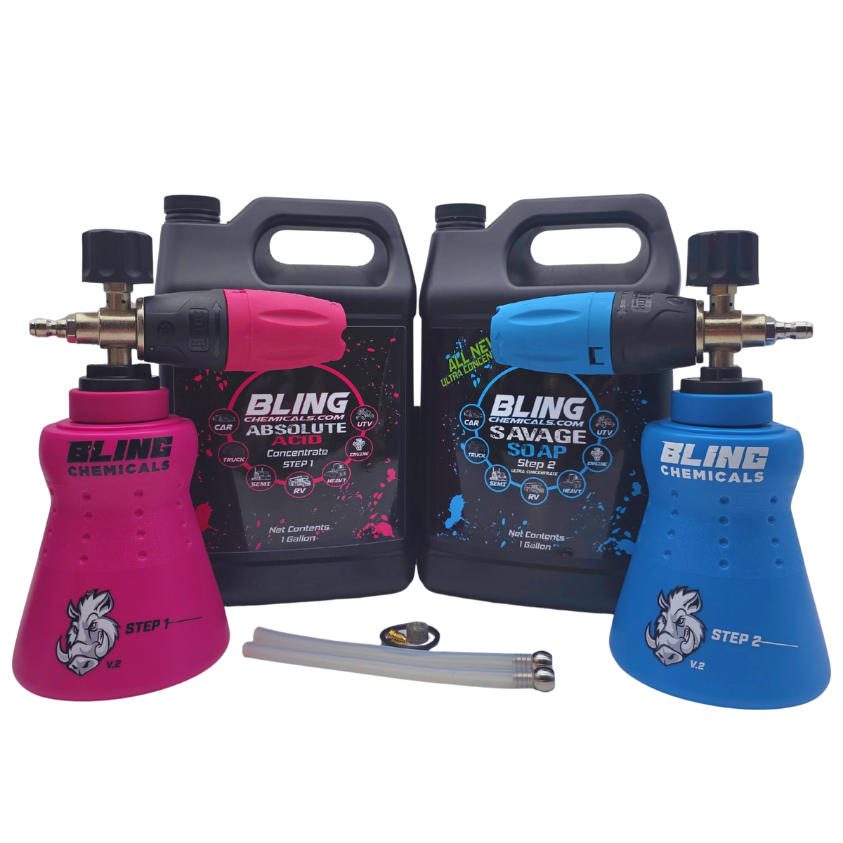 2-Step Touchless Vehicle Wash Kit - Bling Chemicals