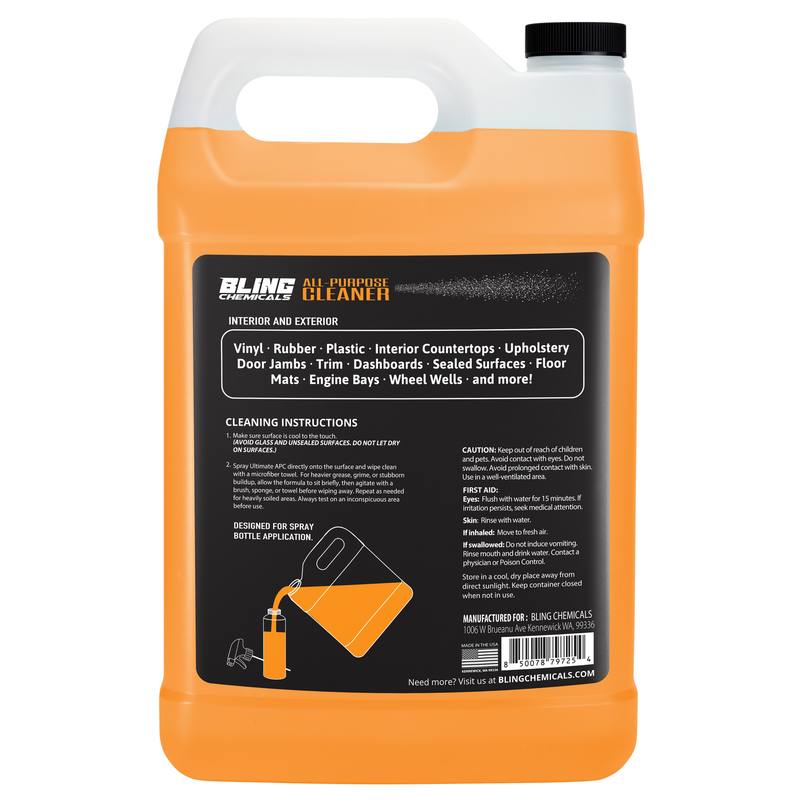 All Purpose Cleaner 1 gal back