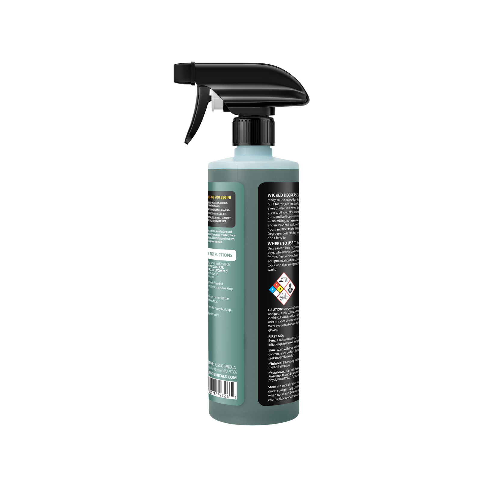 Wicked Degreaser 16 oz back
