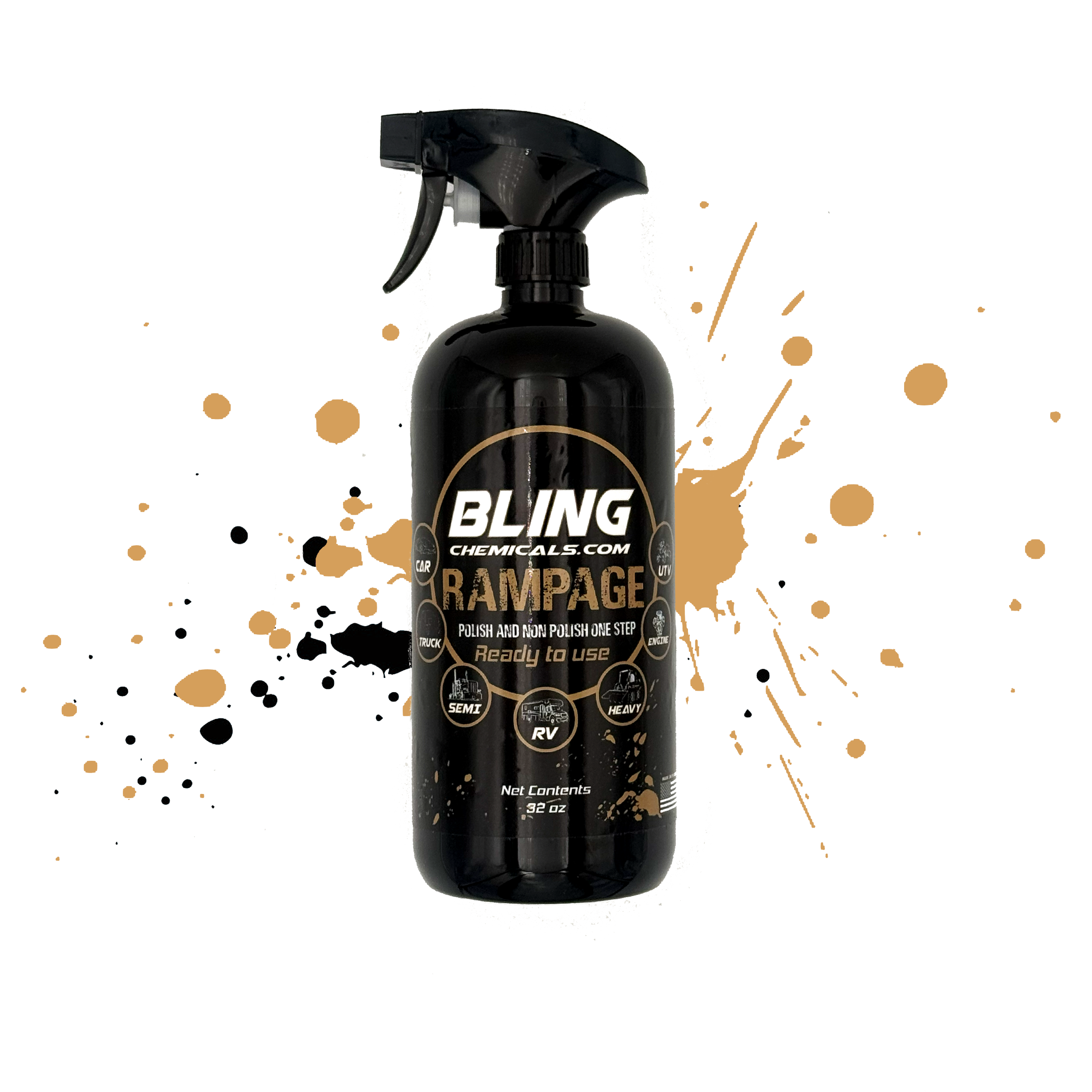 Rampage One-Step Car Wash - Polish Safe | Bling Chemicals Rampage One-Step Car Wash - Polish Safe | Bling Chemicals